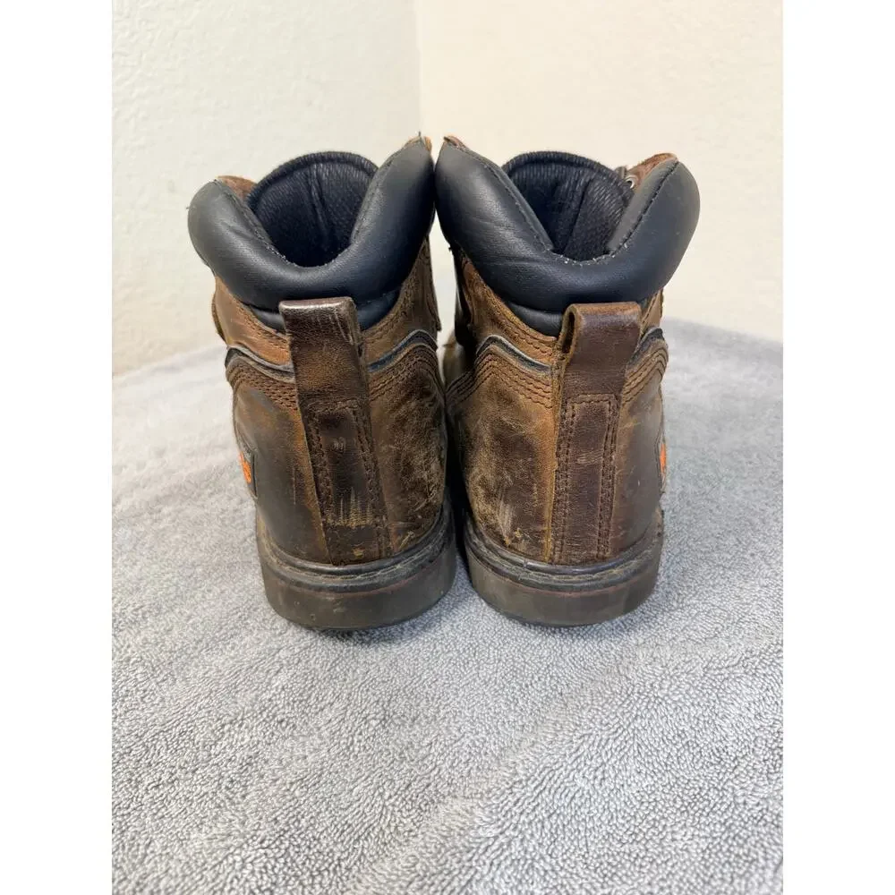 Timberland PRO Pit Boss Steel Toe Men 10.5M Broken In Rugged Work Boots